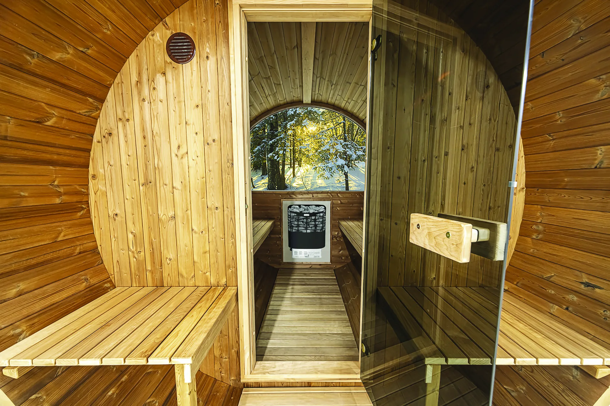 Hekla Barrel Sauna for sale