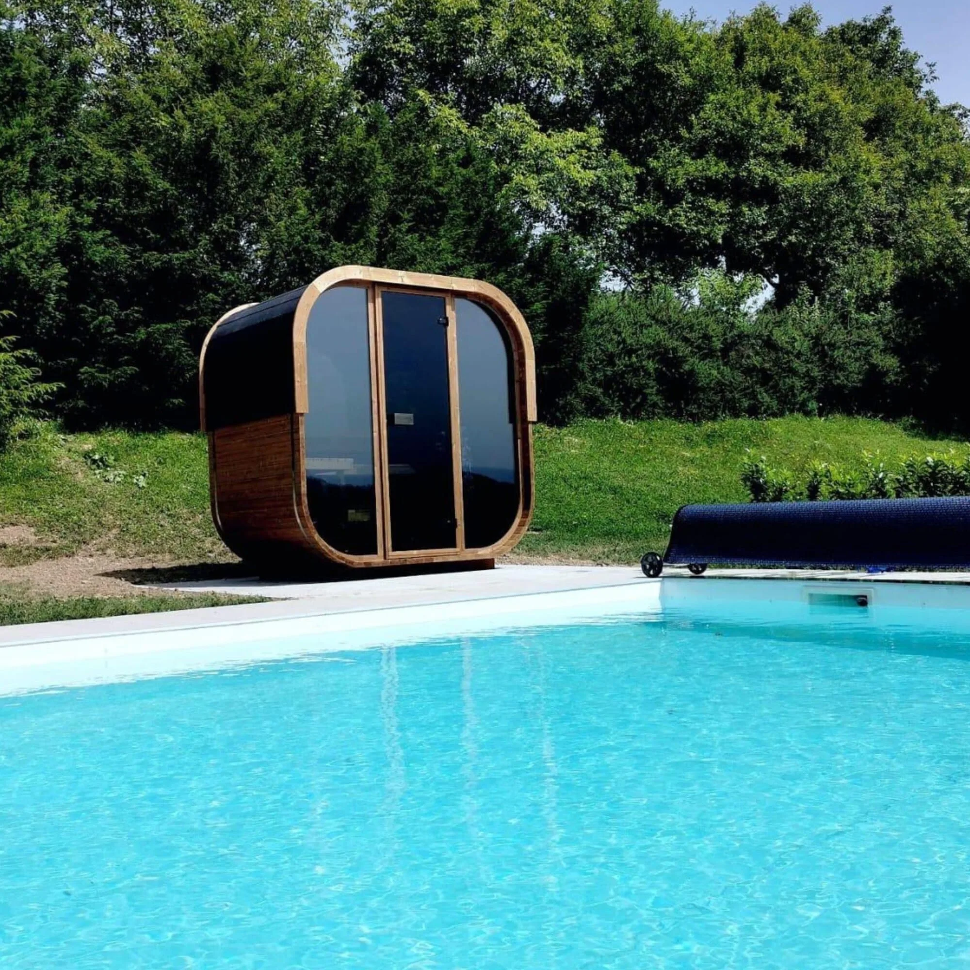 Cube 210 Sauna by Hekla For Sale