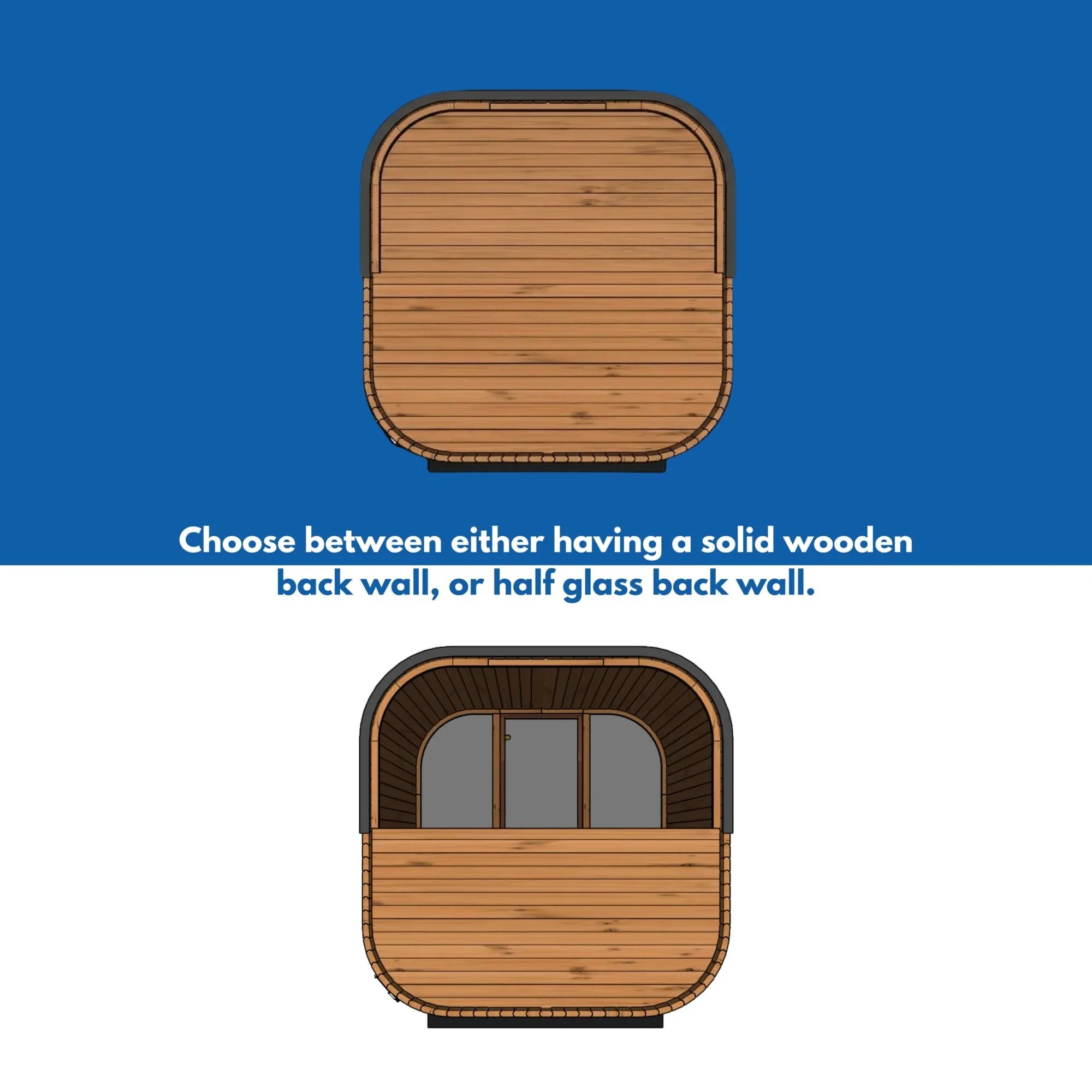 Cube Sauna for sale by Hekla
