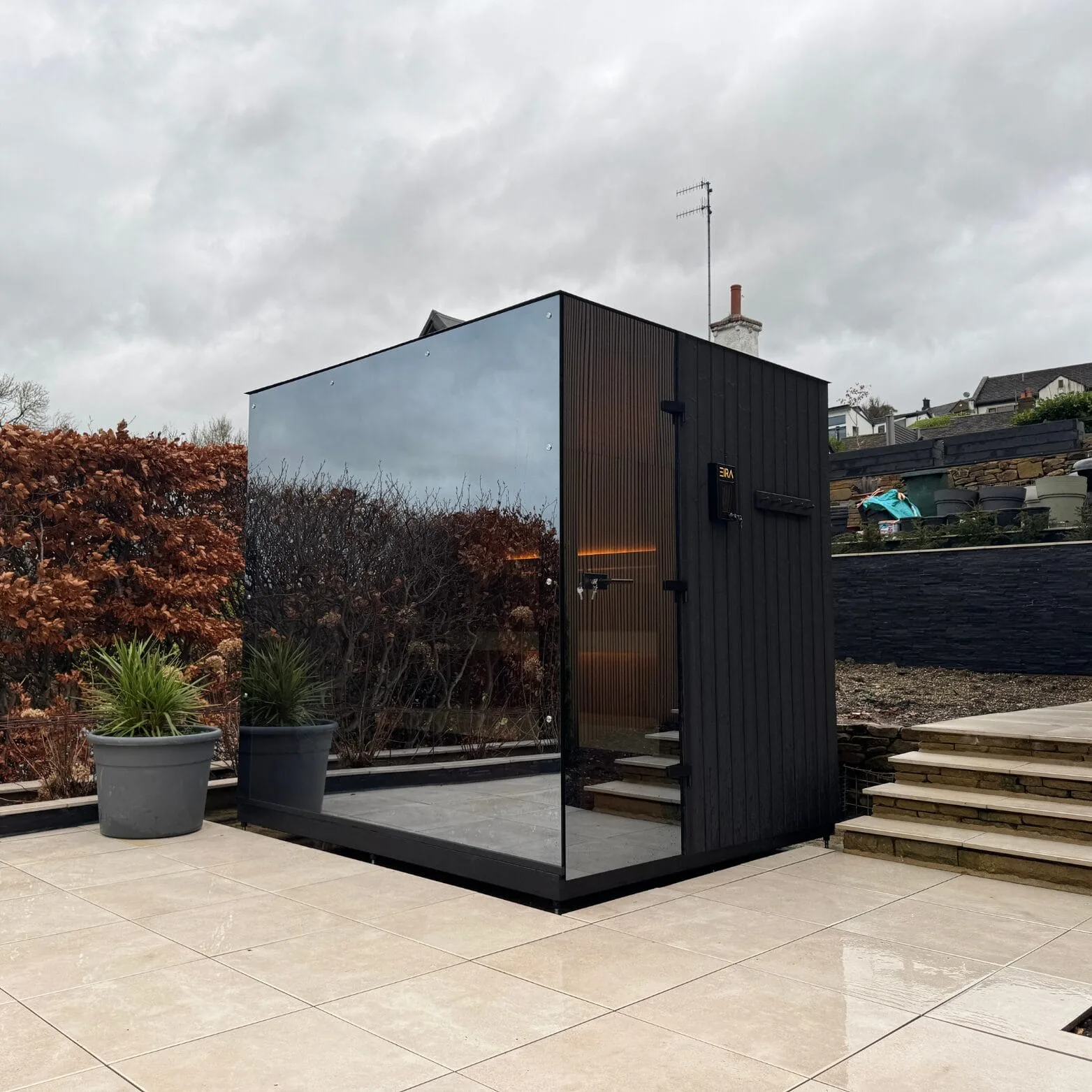 Signature 240 outdoor sauna by Eira Therapy