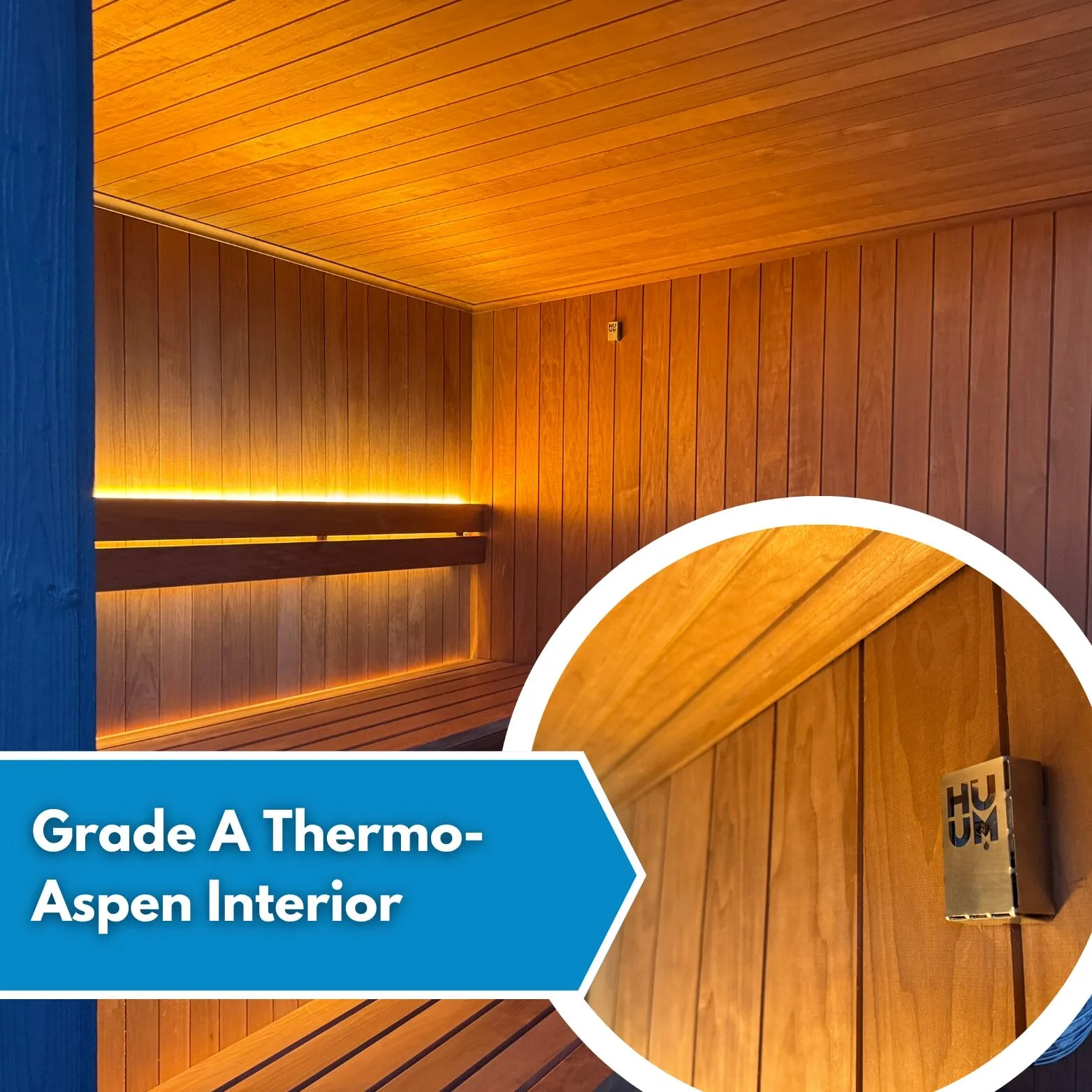 Signature 240 outdoor sauna by Eira Therapy