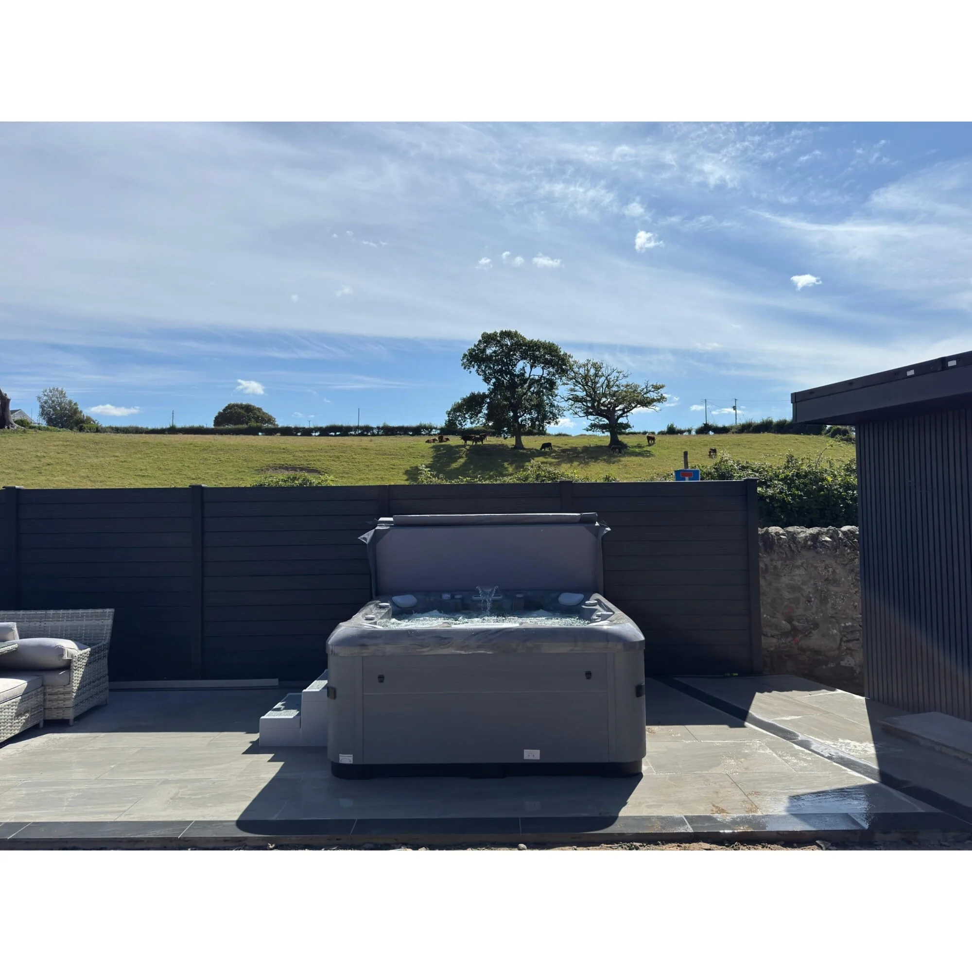Calma hot tub by AquaSolus