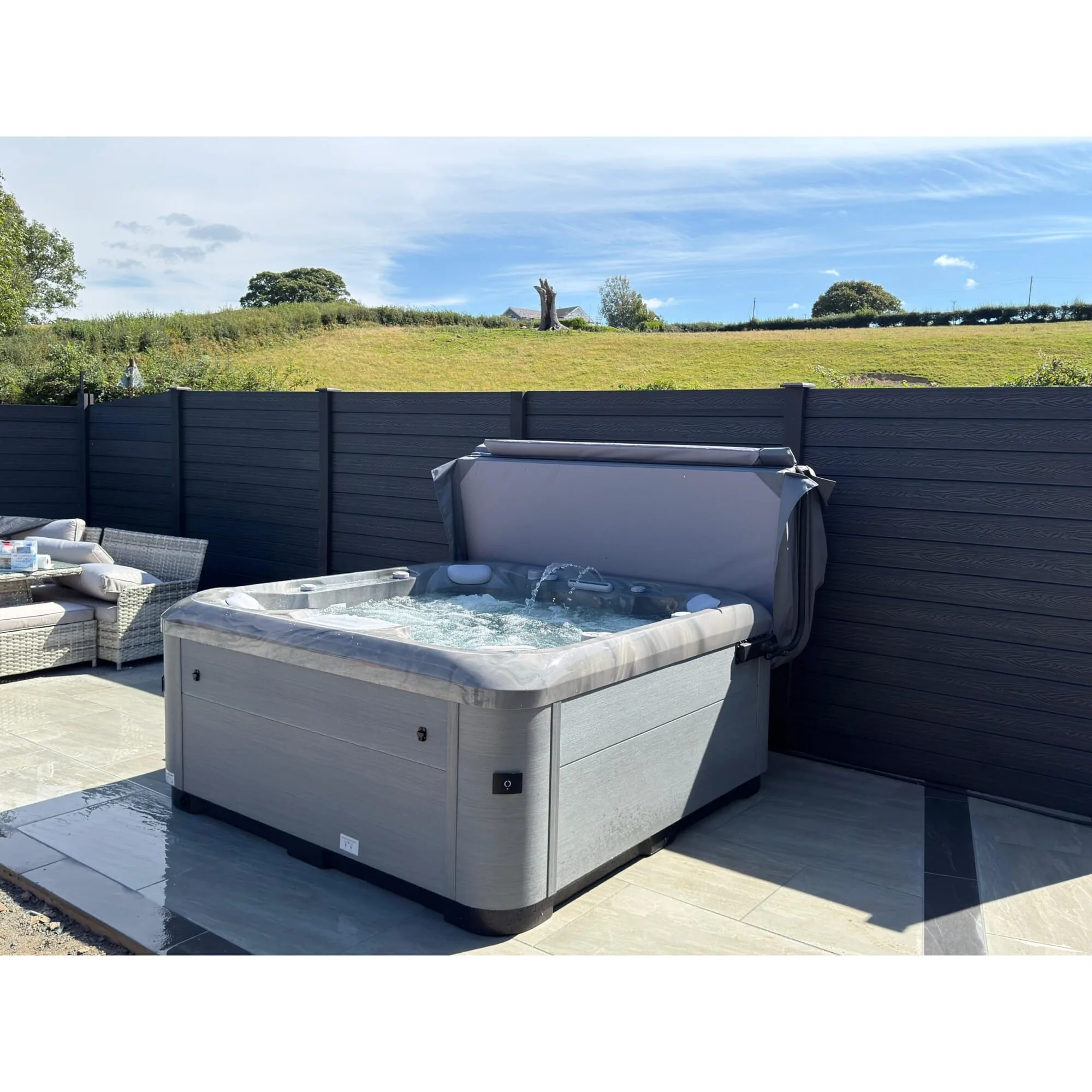 Calma hot tub by AquaSolus