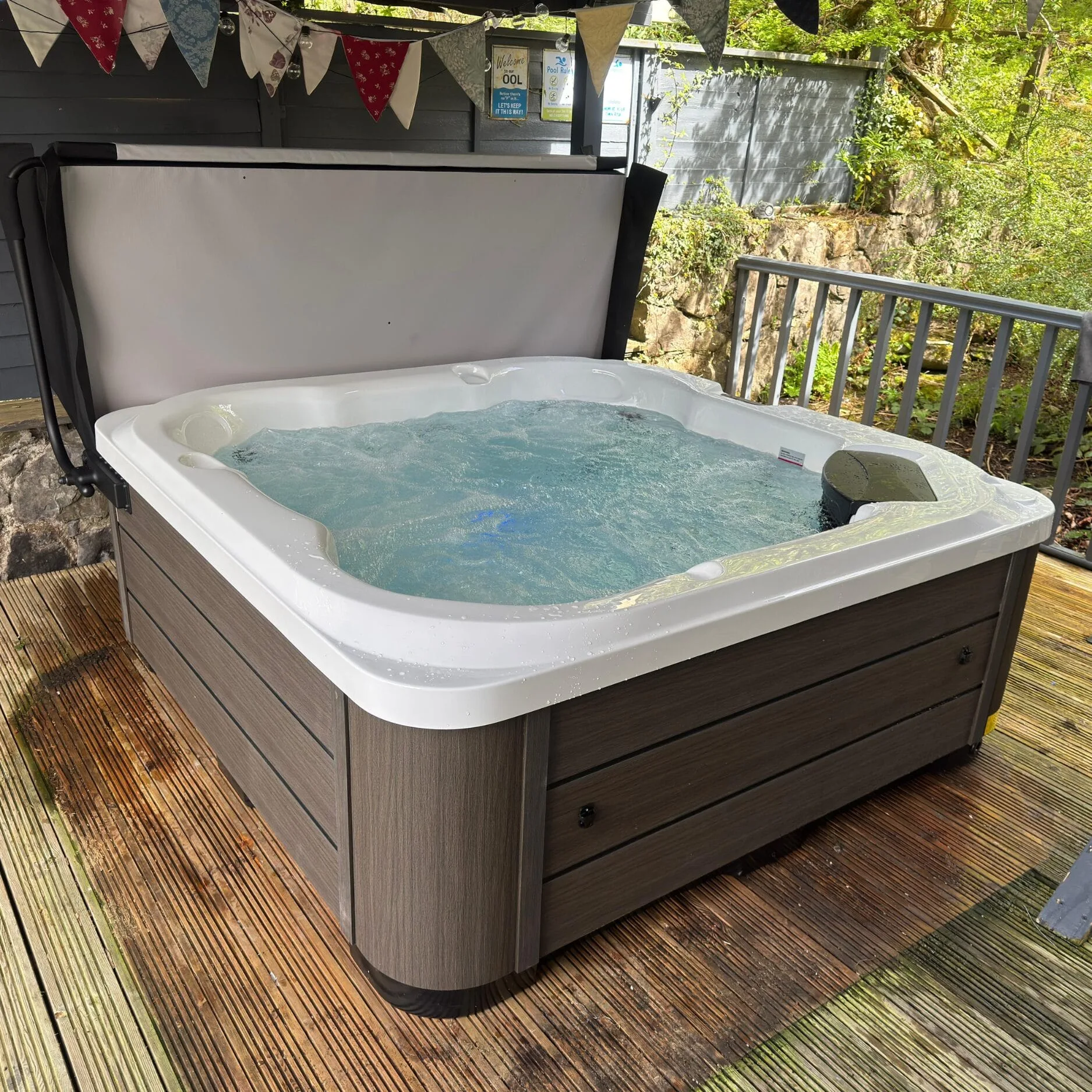 Vacation Social, hot tub designed for holiday lets for sale.
